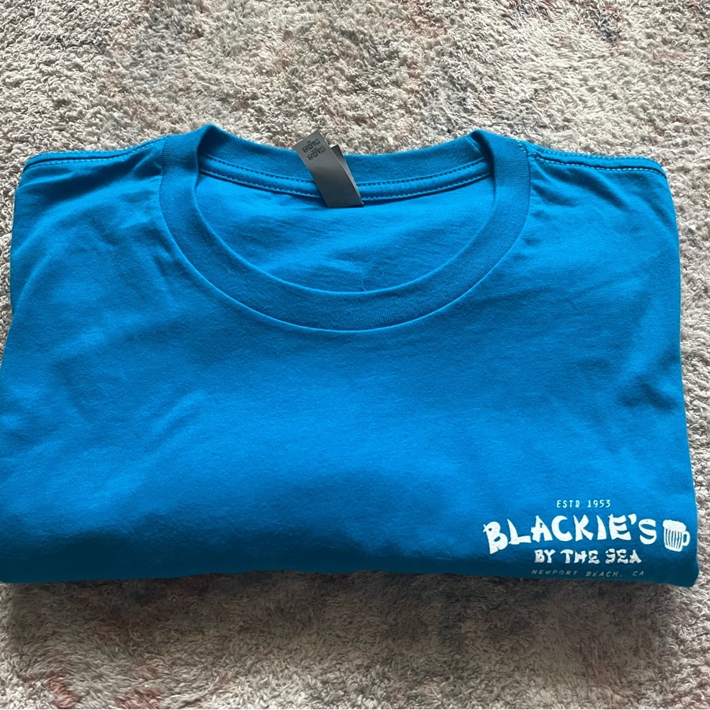 Aqua Blue Graphic Tee from Blackie’s-Newport Beach, CA-NEW